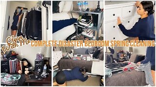 *EXTREME* DEEP CLEAN & ORGANIZE OF MY BEDROOM 2021 | ez tingz