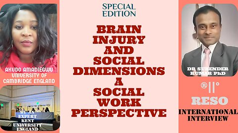 Special Edition Brain Injury and Social Dimensions A Social Work Perspective
