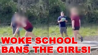 School District BANS girls from ALL SPORTS for PROTESTING against TRANS athlete in their sport!