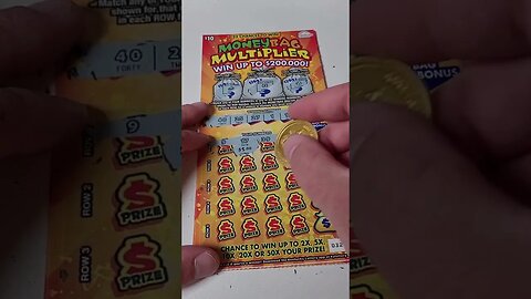 20X Lottery Ticket Winner on a $10 Scratch Off! #lottery