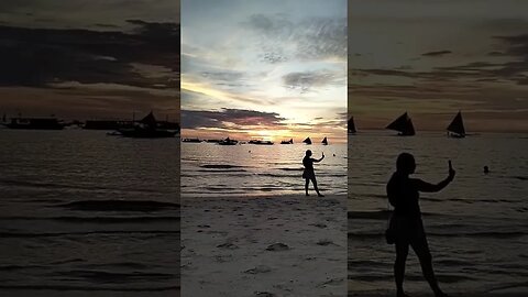 WOW this is Beautiful #boracay #SUNSET #realestatphbroker #junemyrrhduenas