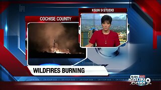 CCSO: Monitoring several wildfires started by lightning strikes