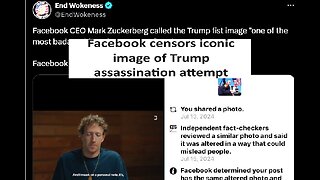 Facebook censored Trump shot pic (later admitted their mistake)