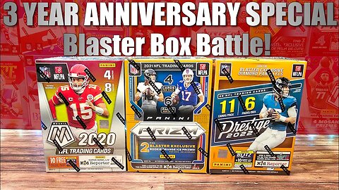 WE MADE IT 3 YEARS! | Blaster Box Battle of the Ages - 2020 Mosaic vs 2021 Prizm vs 2022 Prestige