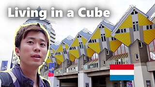 I Slept in a Cube House in Rotterdam // Netherlands Travel 2022