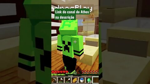 MINECRAFT: ATHOS NÃO É NOOB NÃO! #shorts