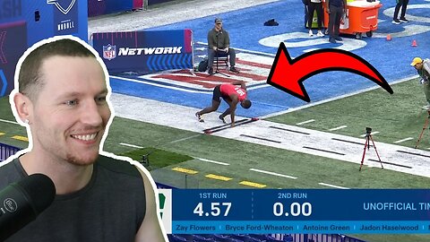 Rugby Player Reacts to WIDE RECEIVERS Running The 40 Yard Dash at The 2023 NFL Scouting Combine