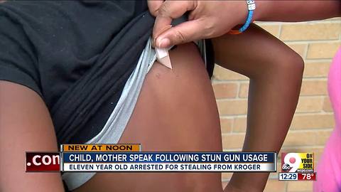 11-year-old stunned with Taser: 'It was sad'