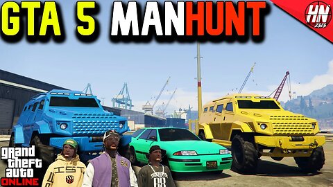 GTA 5 ManHunt! STRATUM vs 2 INSURGENTS ft. @gtanpc @twingo2313​