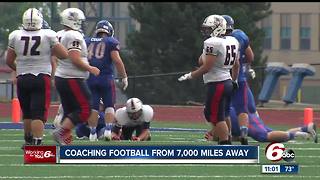 Whiteland football coach teaches life lessons from 7,000 miles away