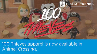 100 Thieves apparel is now available in Animal Crossing.