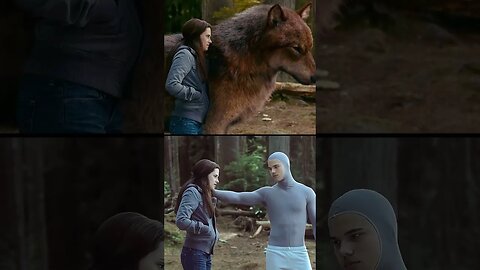 How they filmed the wolf scenes in #Twilight