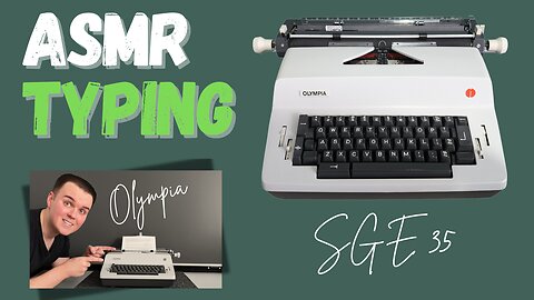 Typing ASMR with Mechanical Keyboard/Typewriter (No Talking)