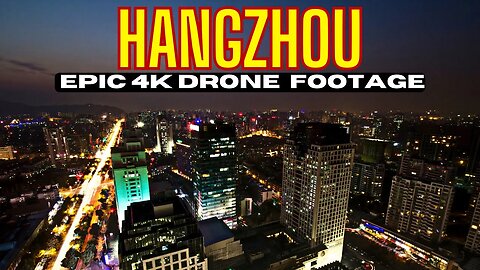 Exploring the Serene Beauty of Hangzhou: Epic Drone Flight over China's Scenic City