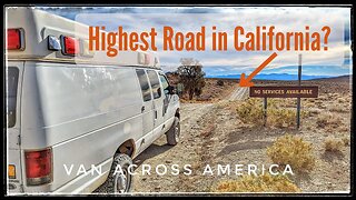 How High and Old is it in California? - VAN ACROSS AMERICA