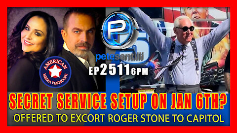 Live EP 2511-6PM SECRET SERVICE 'OFFERED' TO ESCORT ROGER STONE ON JAN 6TH