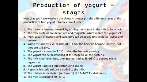 Have you ever thought about how to make yogurt??? Here are stages from milk to yogurt