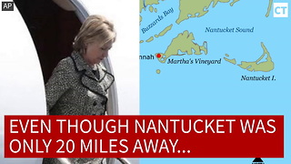 Hillary's Plane Lands... But There's One HUGE Problem