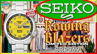 Almost Sold Out! | Seiko 5 Sports Rowing Blazers Collaboration Limited Edition SRPJ69 Unbox & Review