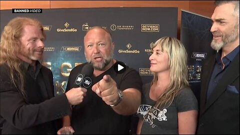 Alex Jones Delivers Powerful Red Carpet Message At Movie Premiere