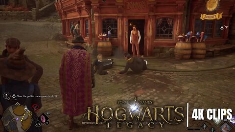 Don't Mess With Zonko (Ravenclaw & Hufflepuff Fail) | Hogwarts Legacy 4K Clips