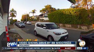 Video: Drive-by BB shootings in Rolando neighborhood