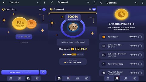 Dormint - Your A.I Sleep Copilot | New Telegram Crypto Mining Bot