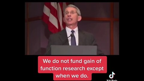 Dr. Fauci and the web of lies he weaves... Gain Of Function Research (GOF)