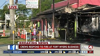 Grocery store fire in Fort Myers