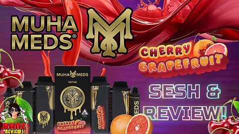 NEW 2 GRAM MUHA MEDS DISPOSABLE Sesh & Review! // CHERRY GRAPEFRUIT (S)