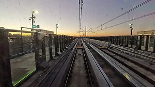 Sydney Metro Train Ride - Sunset POV