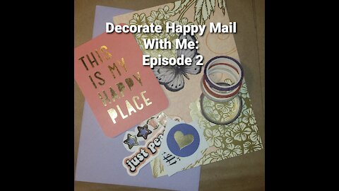 Decorate Happy Mail Envelope and Card With Me 2