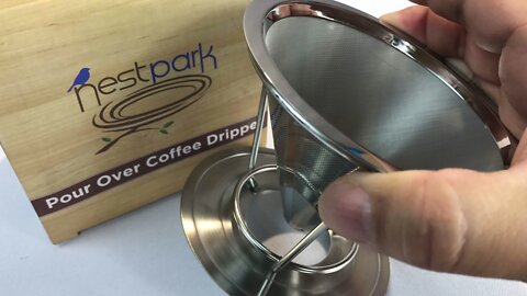 Pour Over Hand Drip Coffee Filter Cone Review