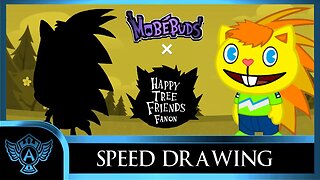 Speed Drawing: Happy Tree Friends Fanon - Colly | Mobebuds Style