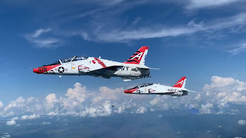 Training Squadron 9 T-45C Goshawk division formation flight