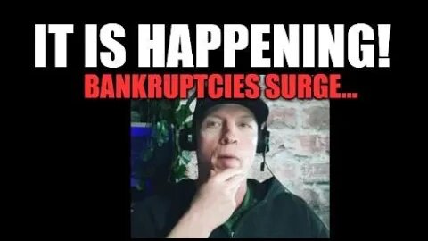 IT'S HAPPENING, BANKRUPTCIES SURGE, RICH DAD WARNS COLLAPSE, INVEST SMART