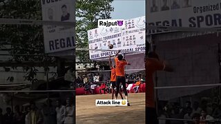 Rajput👿, attack line 😳 full video uploaded in YouTube I’d name HINDUSTAN VOLLEYBALL