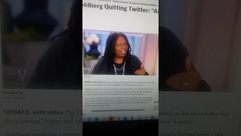 The View's Whoopi Goldberg Quits Twitter