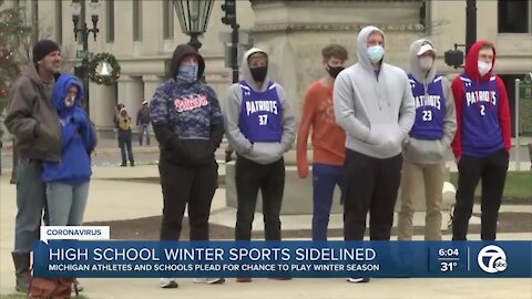 Statewide campaign urges Governor Whitmer to allow high school winter sports to start