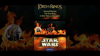 Lord of the Rings : Alucard Recites The One Ring in Star Wars Languages #adriantepes #starwars #lotr