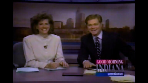 June 16, 1995 - WRTV 'Good Morning Indiana' Promo with Greg Todd & Karen Rowe