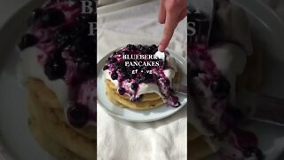 Delicious Blueberry Pancakes tiktok oatsfairy