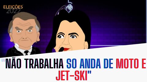 Tebet: "BOLSONARO não TRABALHA só anda de MOTO e JET-SKI"