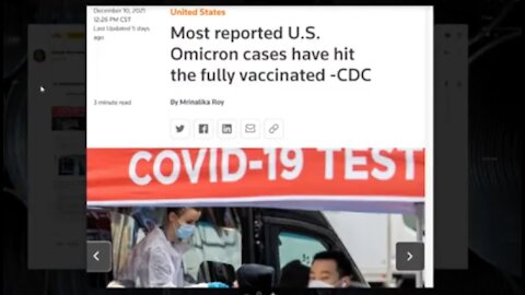 Most U.S. Reported Omicron Cases Are Amongst The Fully Vaccinated? Why?