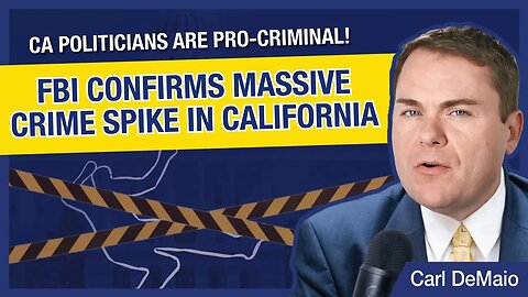 FBI Reports Massive Crime Spike in CA in 2022