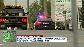 One killed, three injured in crash on Transit Road in Lancaster