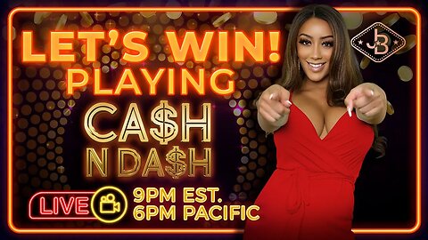 First Ever Cash N Dash. Live! Contestants Compete For Real Prizes.