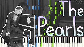 Jelly Roll Morton - The Pearls 1938 (Classic Jazz Piano Synthesia) [Library of Congress]