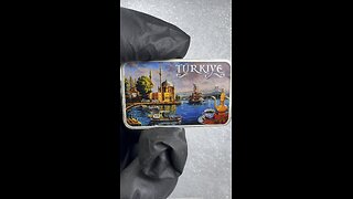 Silverbar Turkey Türkiye 10g 999 Fine Silver Bar Artbar colored