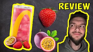 McDonalds NEW Strawberry Passionfruit Fruit Splash Review
